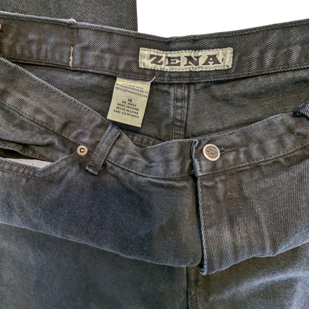 Vintage 80's‎ 90's Black Zena Brand Jeans
